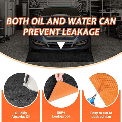 60" x 36" Heavy Duty Oil Spill Mat, Garage Floor Mat - Image 4