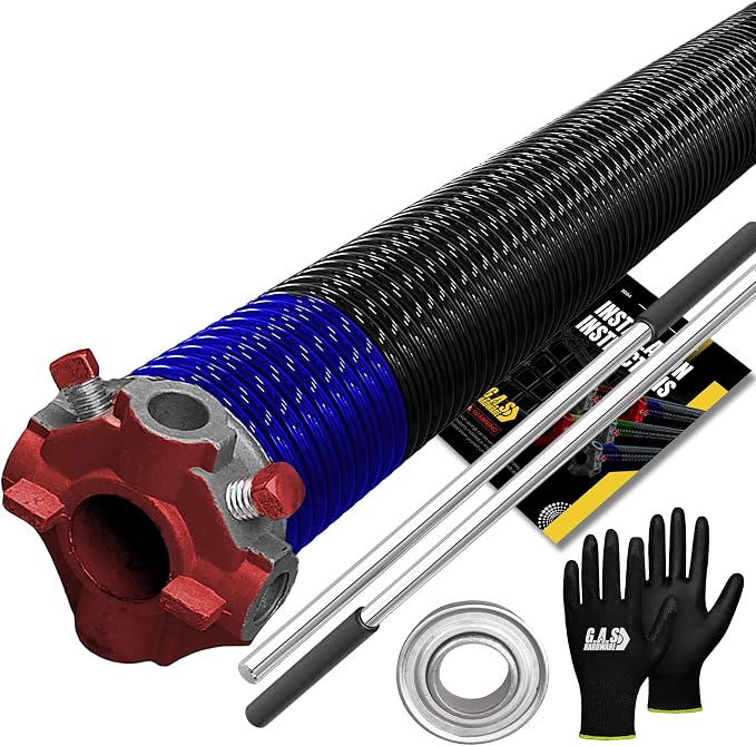 Garage Door Torsion Spring 262x1.75x37 Includes 1” Steel Bearing, Non-Slip by GASHardware