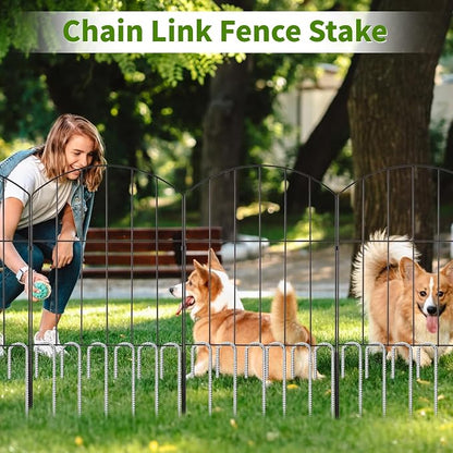 12 inch Stakes Heavy Duty 100-Pack J Hook Metal Fence Stake - Image 5
