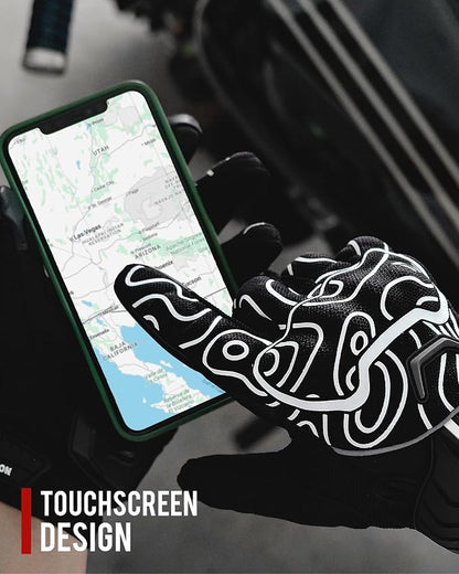 BORLENI Motorcycle Gloves Motorbike Glove Full Finger Knuckle Protection - Image 5