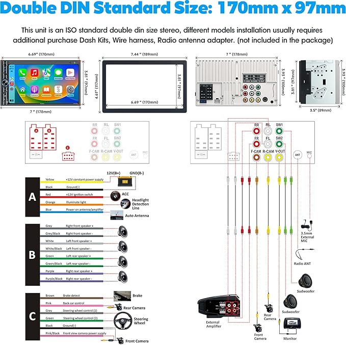 Upgrade Wireless Double Din Car Stereo - Image 6
