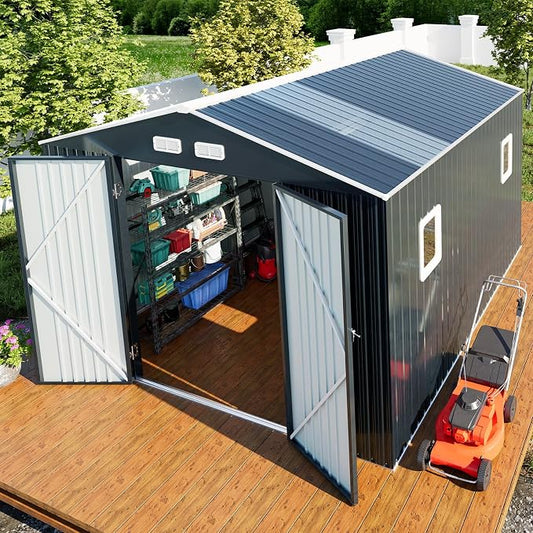 Metal Shed 10x10x7 FT, Enhance Your Space by KKnowbody
