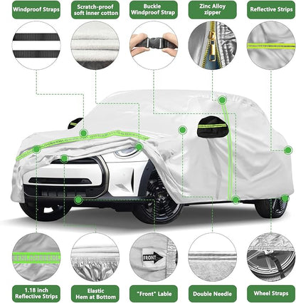 Car Cover for 2002-2025 Mini Cooper/Cooper S/Hardtop/Convertible 2-Door - Image 3