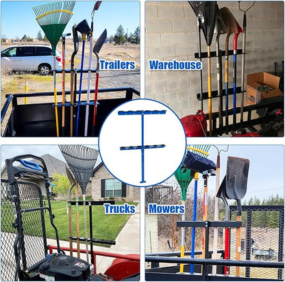 Vertical Hand Rack for Enclosed Landscaping Truck Trailer Garage or Shed Walls - Image 7