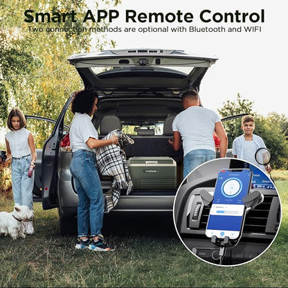 AAOBOSI 12 Volt Car Refrigerator 32 Quart RV Portable Refrigerator Freezer Car - Image 9