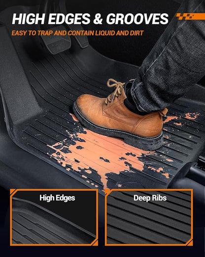 SEALIGHT Floor Mats for Tesla Model y 5-seat 2020-2024, Car Mats All Weather - Image 6