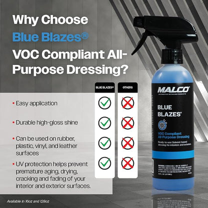 Malco Blue Blazes VOC Compliant All-In-One Car Conditioner – Protects & - Image 4