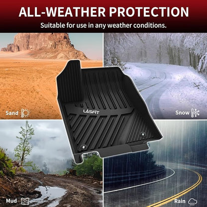 LASFIT Floor Mats for Toyota Highlander 2014-2019 All Weather Custom Fit Floor - Image 7