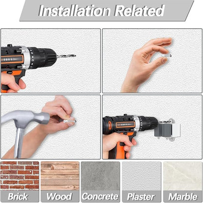 3-H Broom Holder Wall Mount 12 Pack, Mop and Broom Holder Wall Mount - Image 6