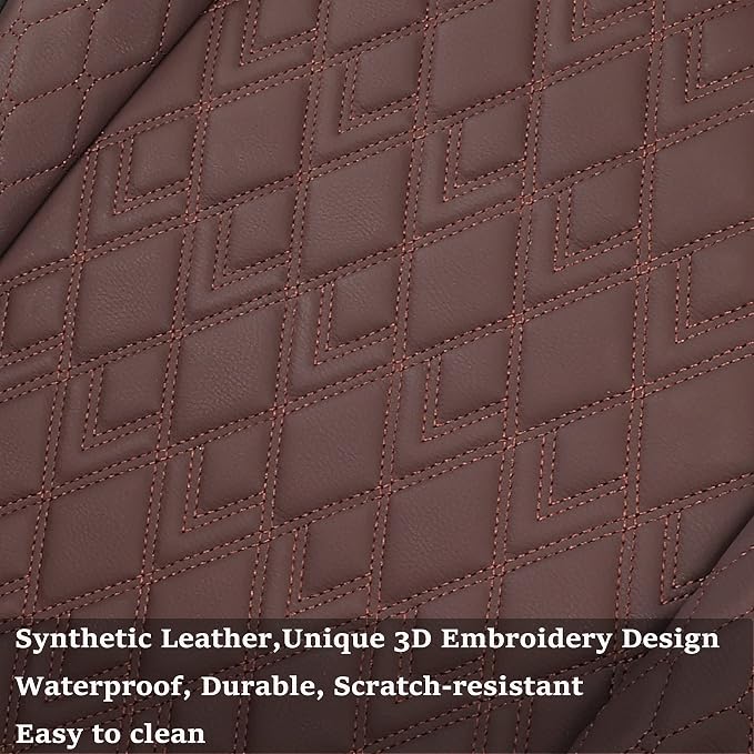 JOJOBAY Car Seat Covers for Dodge Ram 2 Pcs Front, Fit Ram 2009-2025 - Image 6
