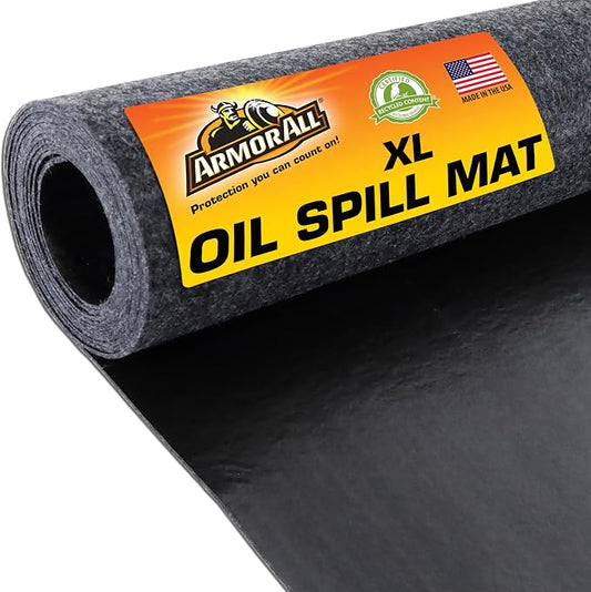Armor All Premium Oil Spill Mat, Garage Floor Maintenance Mat, Absorbent Oil Pad by Drymate