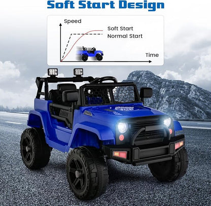OLAKIDS Kids Ride On Truck, 12V Electric Vehicle Car - Image 7