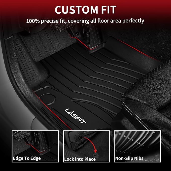 LASFIT Floor Mats for Mercedes Benz C Class 2026 2025 2024 2023 2022 C300 / C43 - Image 2
