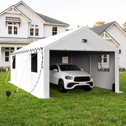13x25 Carport Canopy, Heavy Duty Car Port, Portable Car Ports Garage - Image 7