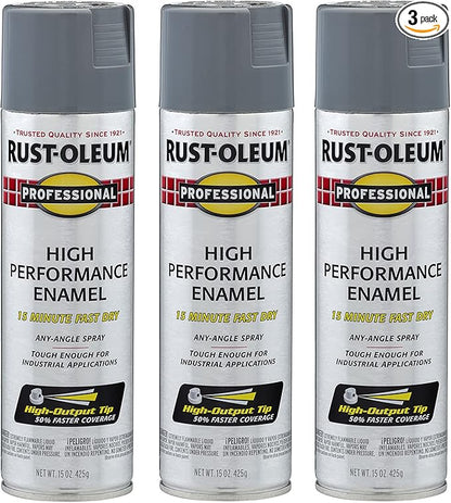 Rust-Oleum 7587838-3PK Professional High Performance Enamel Spray Paint by Rust-Oleum