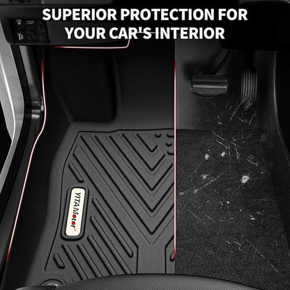 YITAMOTOR Floor Mats Fit for 2018-2024 Chevrolet Equinox/GMC Terrain, TPE All - Image 8