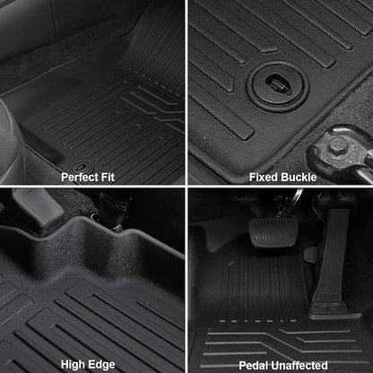 Floor Mats Set for 2022-2025 Hyundai Tucson Gas, Full Coverage All Weather - Image 4