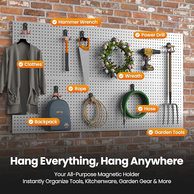Large Magnetic Hooks Heavy Duty Extra Strong Magnetic Garage Hooks Big NdFeB - Image 5