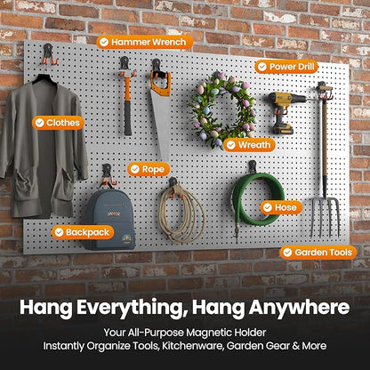Large Magnetic Hooks Heavy Duty Extra Strong Magnetic Garage Hooks Big NdFeB - Image 5