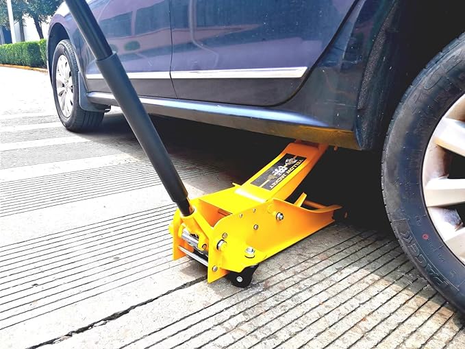 YELLOW JACKET 3 Ton Hydraulic Floor Jack Dual Pump - Image 7