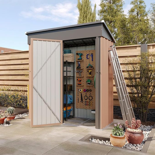 Aoxun 5'x3' Outdoor Storage Shed by Aoxun