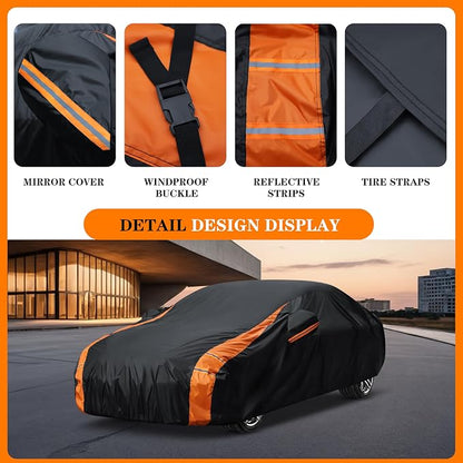 in Full Exterior Sedan Car Cover All Weather, Waterproof, UV Resistant - Image 3
