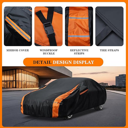 in Full Exterior Car Cover All Weather, Waterproof，UV Resistant, Dustproof Fit - Image 3