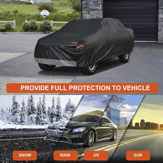 Kayme 7 Layers Truck Cover Fit Toyota Tacoma Access Cab/Double Cab, Waterproof - Image 6