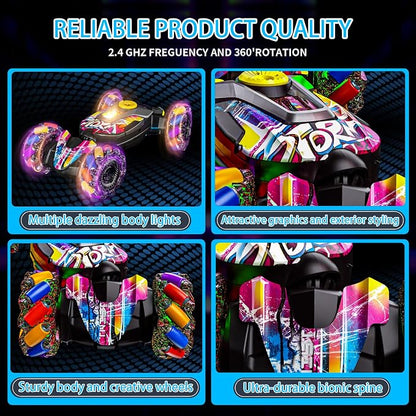 Gesture Sensing RC Stunt Car, Remote Control Car Toys - Image 3