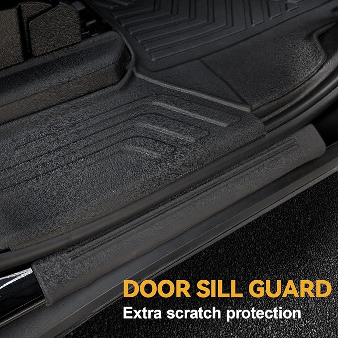 Floor Mats Set for 2021-2025 Chevrolet Chevy Tahoe/GMC Yukon 7 Seats Accessories - Image 5