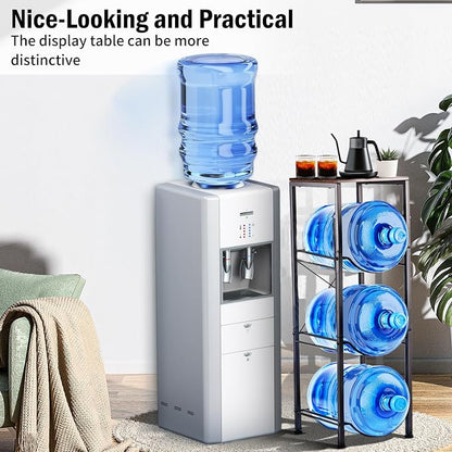 3-Tier 5 Gallon Water Bottle Holder, Heavy Duty Water Jug Rack - Image 5