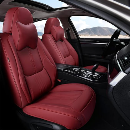 Front Seat Covers, 2 Pieces Universal Seat Covers by BWTJF