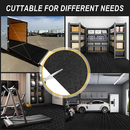 4x8FT Garage Floor Mat, 2.8mm Thickened Flooring Roll - Image 5