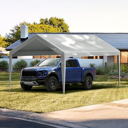 VEVOR Carport Replacement Canopy Cover 10 x 20 ft, Garage Top Tent Shelter Tarp - Image 8