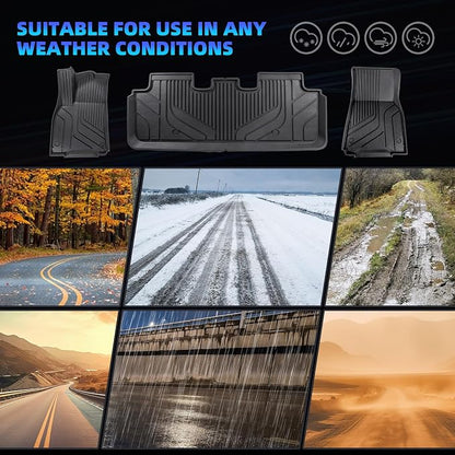 Tesla Model Y Floor Mats for Tesla Model Y 2020-2024, TPE All Weather Custom - Image 7