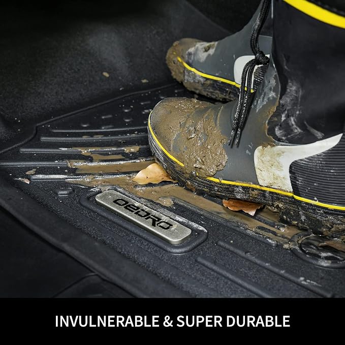 OEDRO Floor Mats for Chevrolet Equinox/GMC Terrain 2018-2024, Custom Fit TPE - Image 3