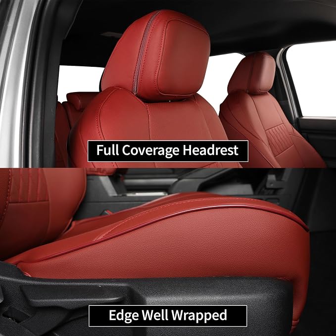 EKR Tacoma Seat Covers for Toyota Tacoma 2024 2025 Double cab TRD Sport - Image 3
