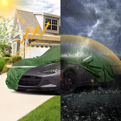 BOSSTONE Car Cover Custom Fit for Mazda MX-5 Miata 1989-2025, Waterproof All - Image 4