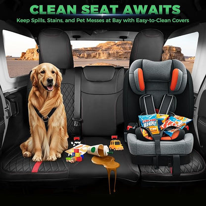 for Jeep Wrangler Seat Covers 4Door JL 2018 2019 2020 2021 2022 2023 2024 2025 - Image 7
