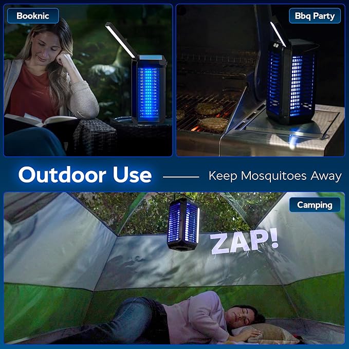 Rogue 2 in 1 Solar Bug Zapper Outdoor and Bug Zapper Indoor Plug in - Image 5