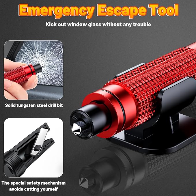 Safety Hammer - Safe Hammer Glass Breaker Under Water, Upgraded Antiskid - Image 9