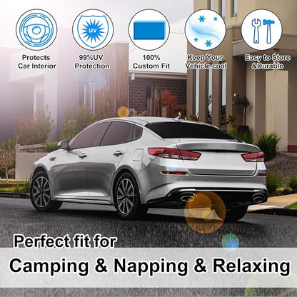 TINGLU Window Shades for Kia Optima 2016 2017 2018 2019 2020 Accessories Car - Image 6