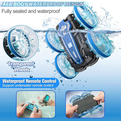 Toys for Ages 5-13, Amphibious Remote Control Car, 2.5GHz 4WD 131Ft 360° - Image 7