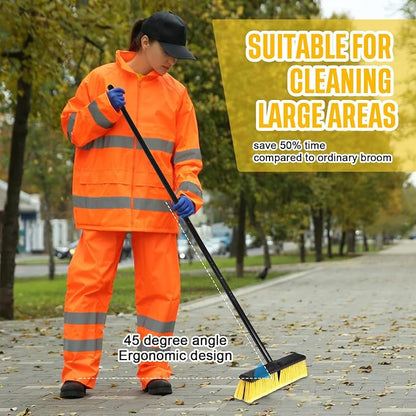 Zhehao 10 Pack 18 Inches Push Broom Outdoor, Concrete Floor Cleaning - Image 7