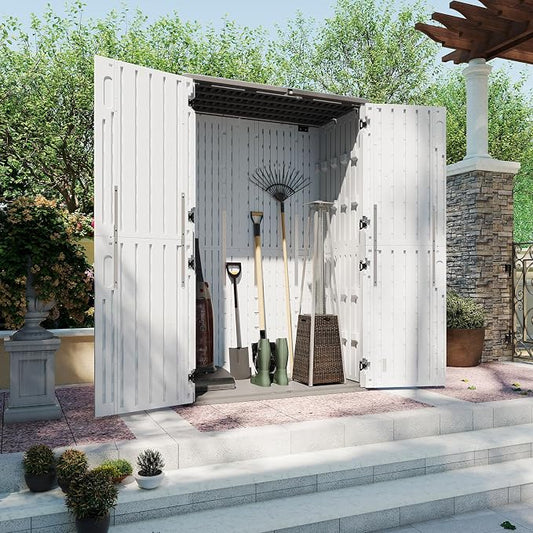 Aoxun 64 Cu.Ft Outdoor Storage Shed by Aoxun