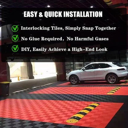 24 Pack 16"x16" Interlocking Garage Floor Tiles - Image 4