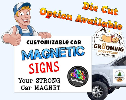 Custom Car Magnet Sign | Personalized Logo - Image 5