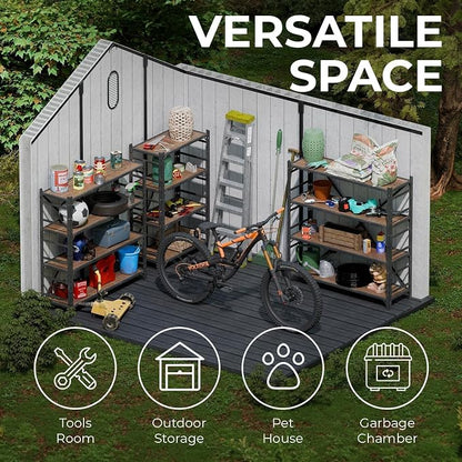 EconoHome 8x8 Ft Outdoor Storage Shed - Image 3