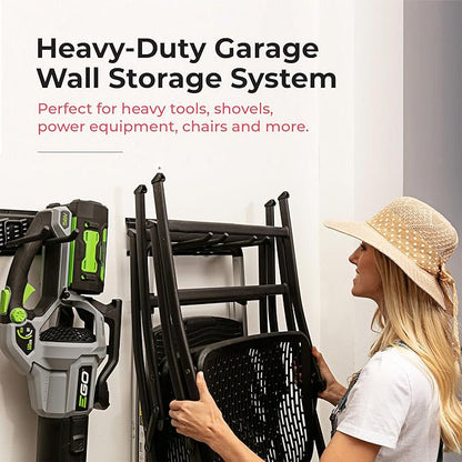 Garage Tool Organizer Wall Mount | 48-Inch Garage Wall Organizer & Folding - Image 2