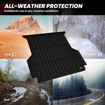 LASFIT Truck Bed Mat for Ford Ranger 2025 2024 All Weather Protector TPE Car - Image 6